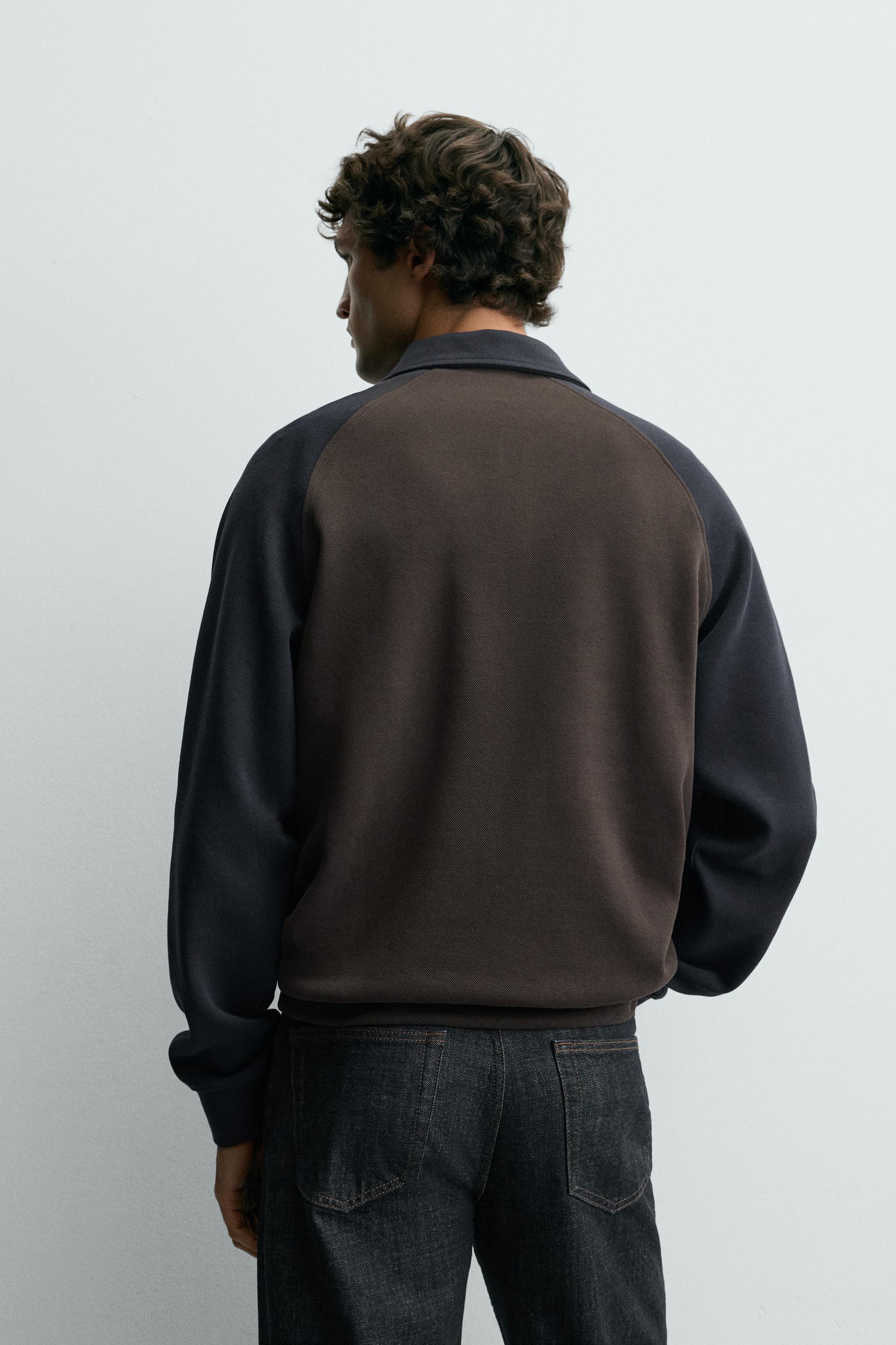 POLO COLOR BLOCK MANCHES RAGLAN